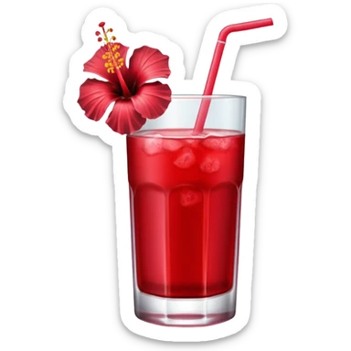 make hibiscus juice sticker