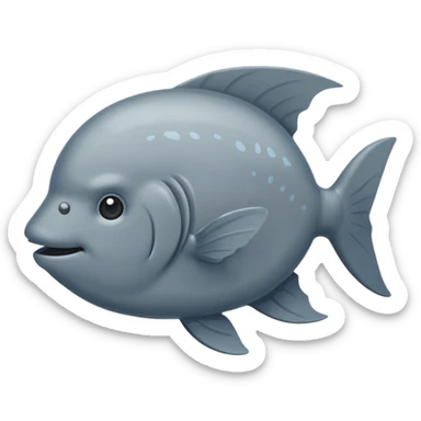 Emoji of Sunfish sticker