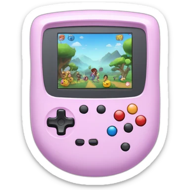 Playdate handheld gaming device sticker