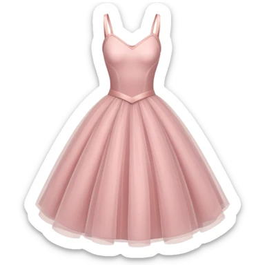Ballerina dress sticker