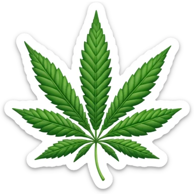 cannabis sticker