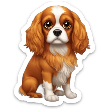 A pinapple with a harry potter book and with a cavalier king charles dog sticker