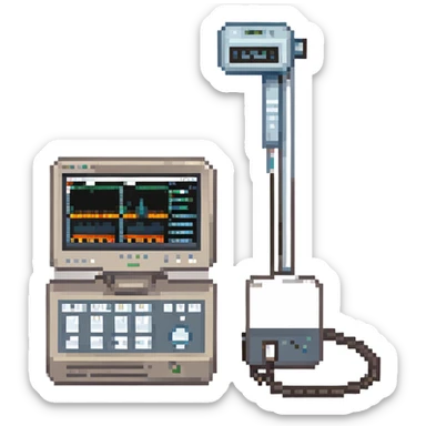 medical ultrasound machine sticker
