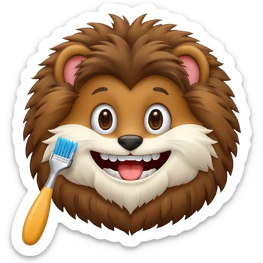 L’âne trotro qui se brosse les dents sticker