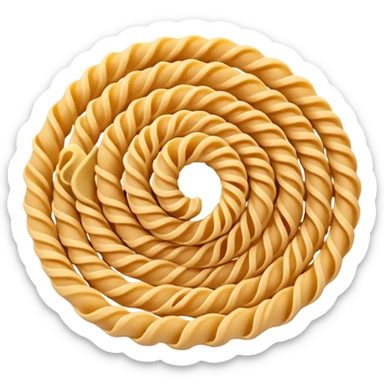 fusilli pasta sticker
