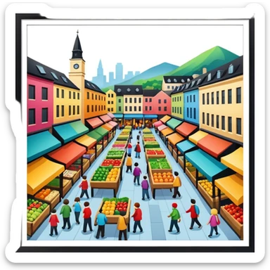 market square sticker