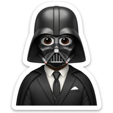 homem de ferro  de darth veder sticker