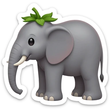 Strawberry, Éléphant sticker