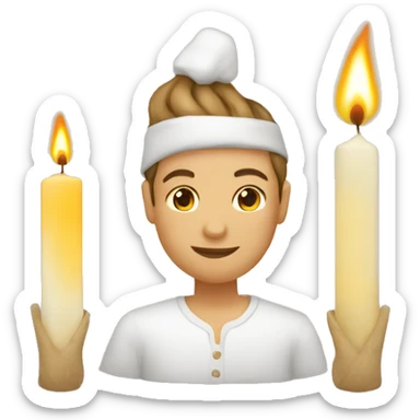 velas artesanales sticker