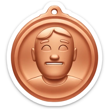 Copper 4th place medal sticker