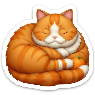Fat cat sticker