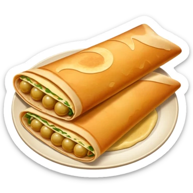 South Indian dish dosa sticker