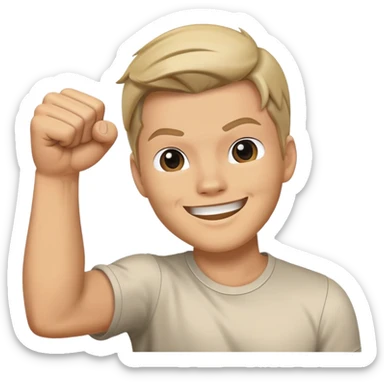 Avici fist pumping sticker