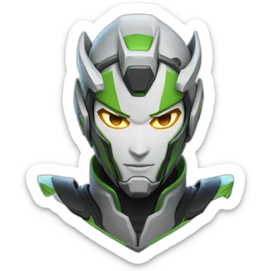 Genji overwatch2 sticker
