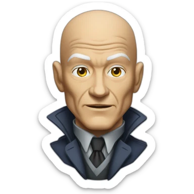 Professor x x men  sticker
