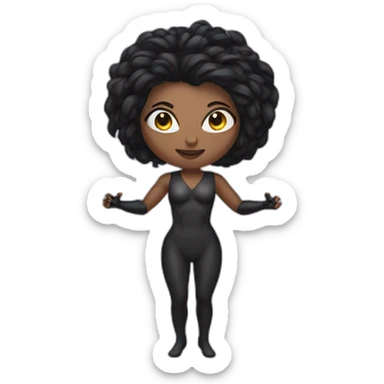 Spider woman sticker