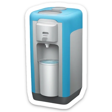 Water cooler simply icon, minimalist, stencil sticker