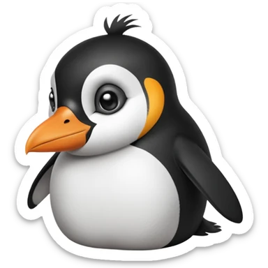 bombastic side eyeing penguin suspicious  sticker