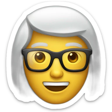 humano con portatil medio cuerpo sticker