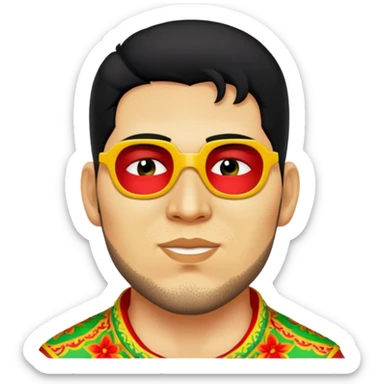 Vibrant Festival Singer sticker