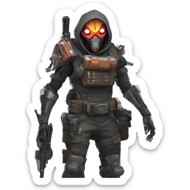 Apex Legends Revenant with a rifle sticker