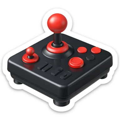 retro joystick sticker