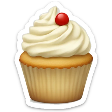 vanilla cupcake sticker