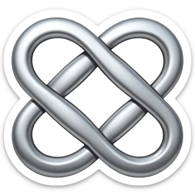 infinity symbol sticker