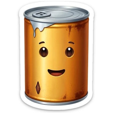 beef tin can sticker