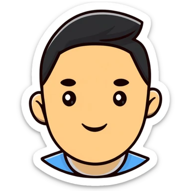 person avatar with initials ÖB sticker