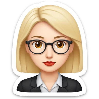 Woman teacher sticker