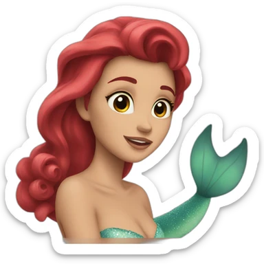 ariel sticker
