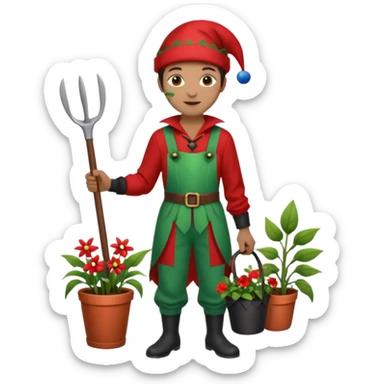 jester black and red mixed with an gardener sticker