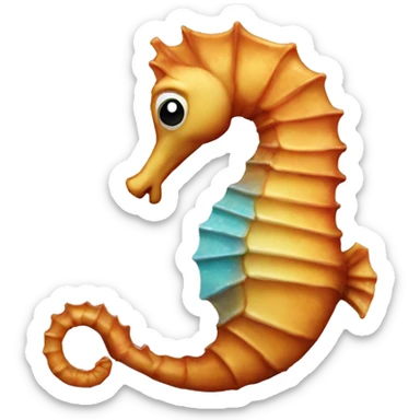Seahorse sticker