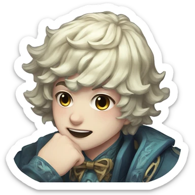 leviathan from obey me the otome game sticker