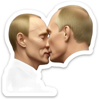 Vladimir putin kiss ass sticker
