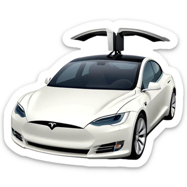 Une tesla sticker