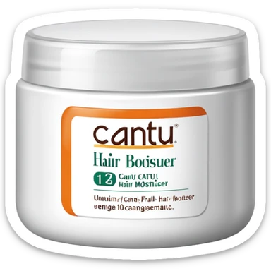 Jar of Cantu Hair Moisturiser.  sticker