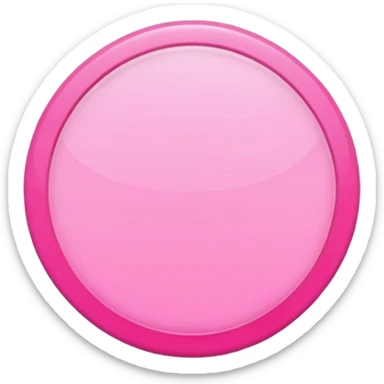 Pink Circle hide  sticker