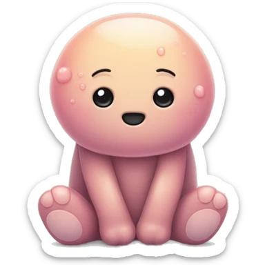 cute sad jellycat sticker