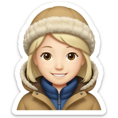 winter immunity japanese person sticker