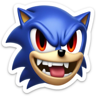Sonic . EXE sticker