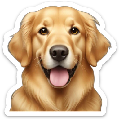 American field bred golden retriever sticker