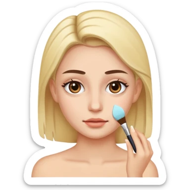 Removing Makeup sticker