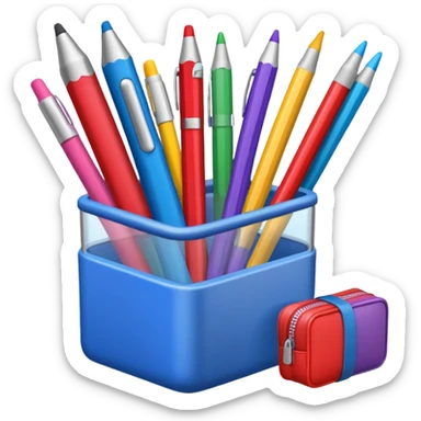 school supplies sticker