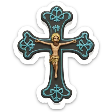 orthodox cross sticker