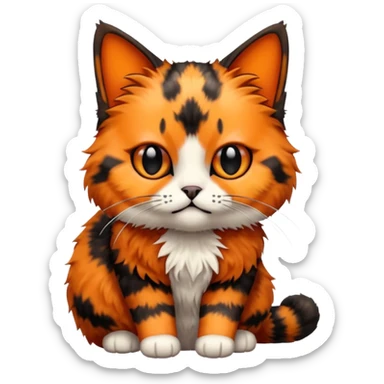 Tortoiseshell cat Fairy ￼ sticker