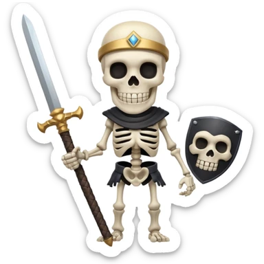 clash royale skeletons sticker