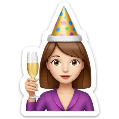 😅  (précisément celui-ci)qui fête anniversaire  sticker