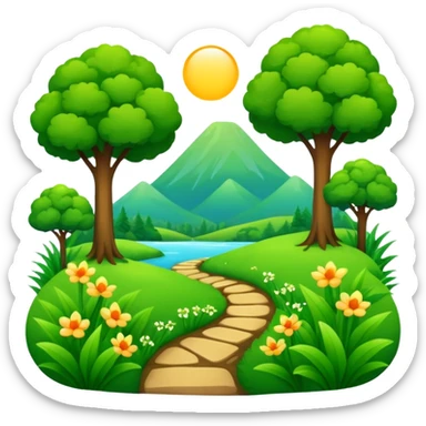 nature based solution sticker